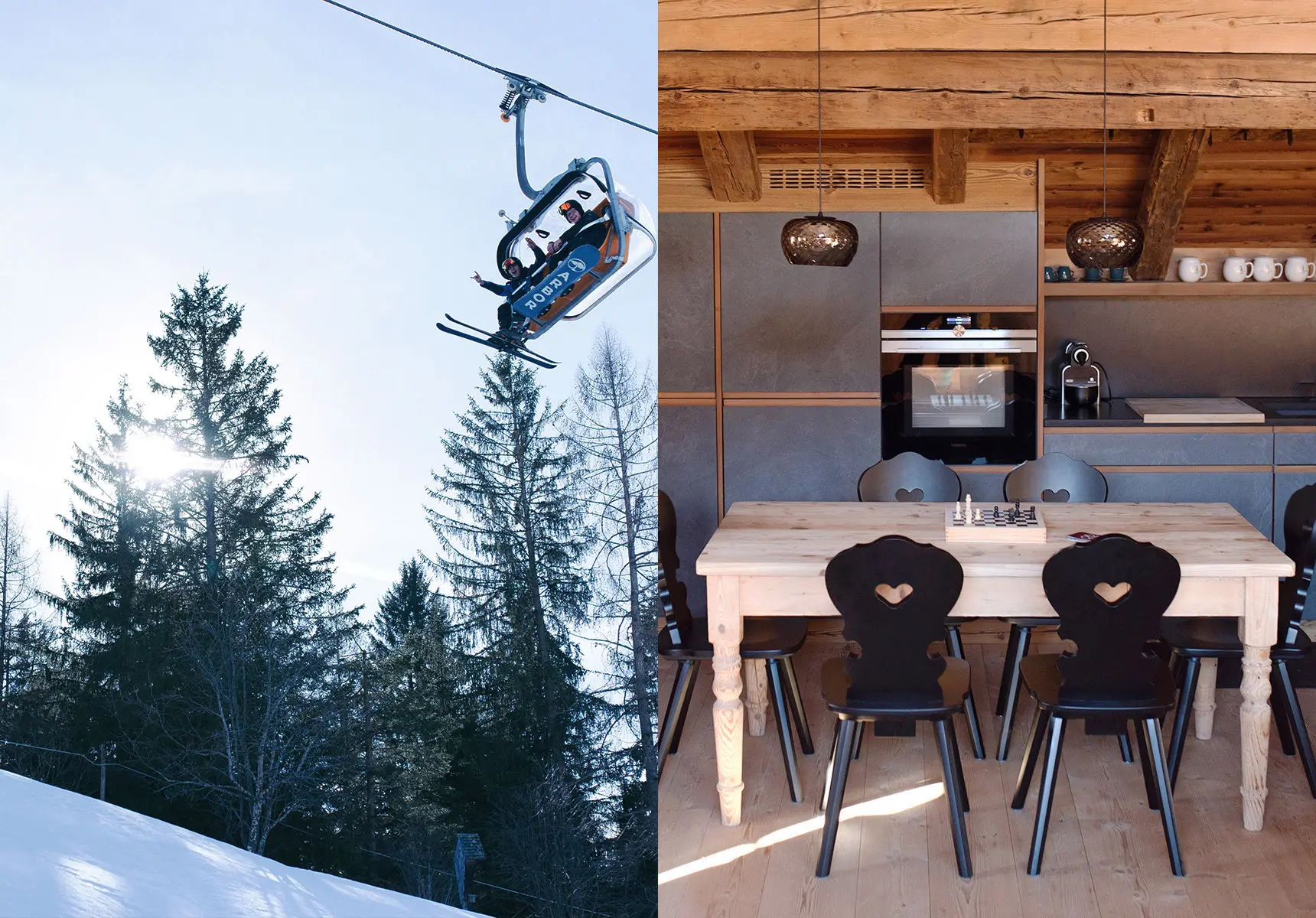 Chairlift & Kitchen Detail